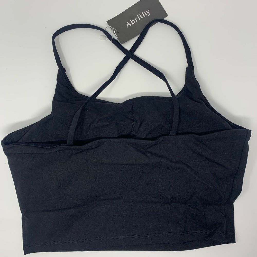 Crossed Womens Sports Bra
